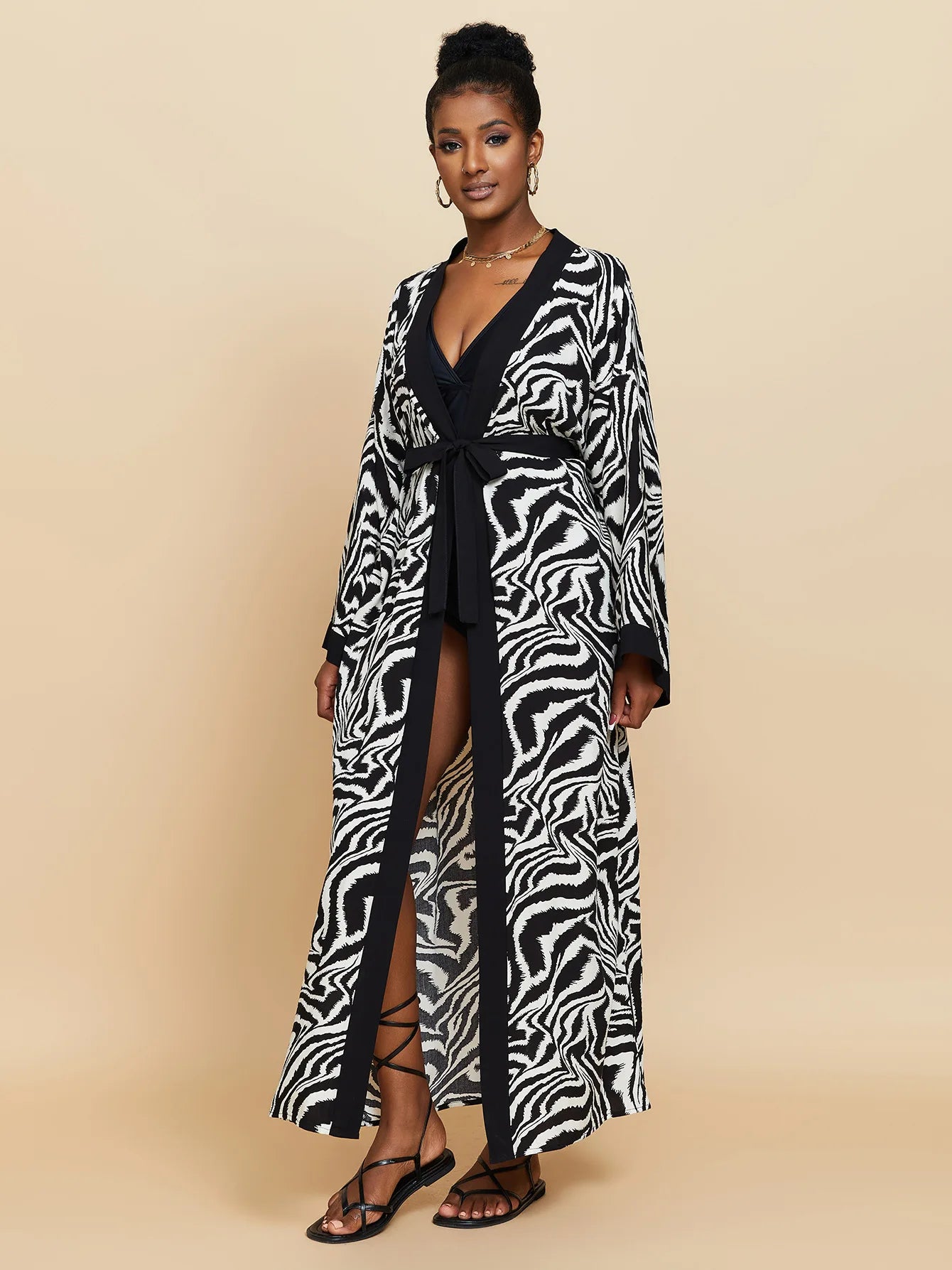Diva Drape Kimono Gown