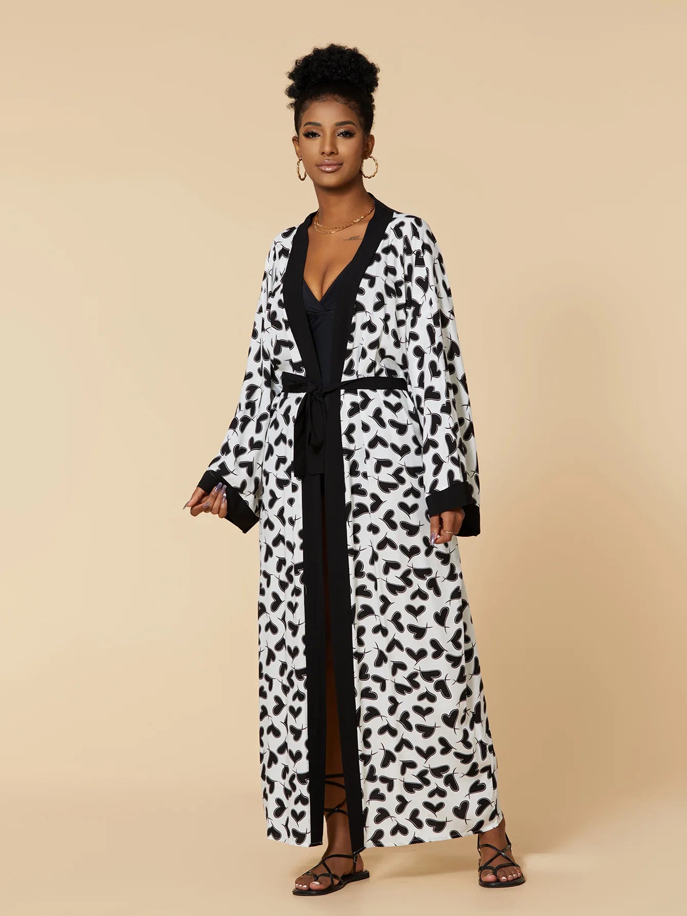 Diva Drape Kimono Gown