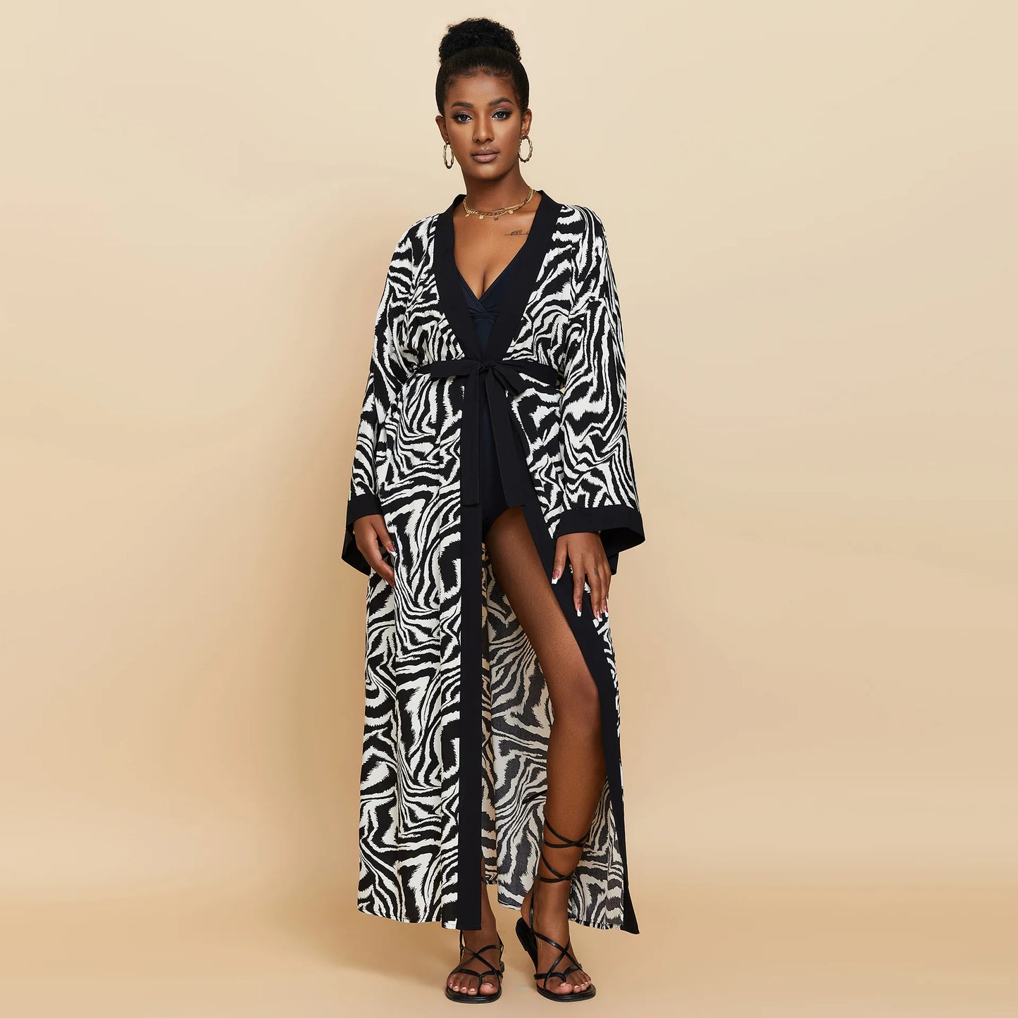 Diva Drape Kimono Gown