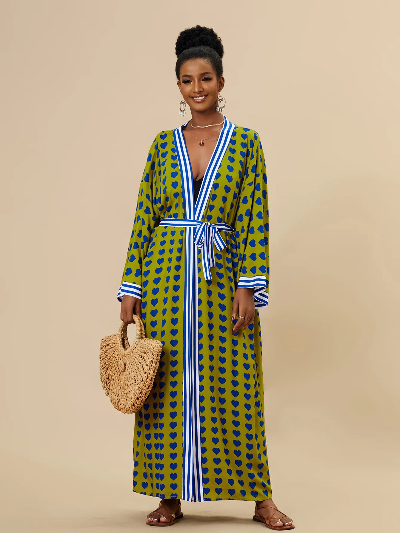 Diva Drape Kimono Gown