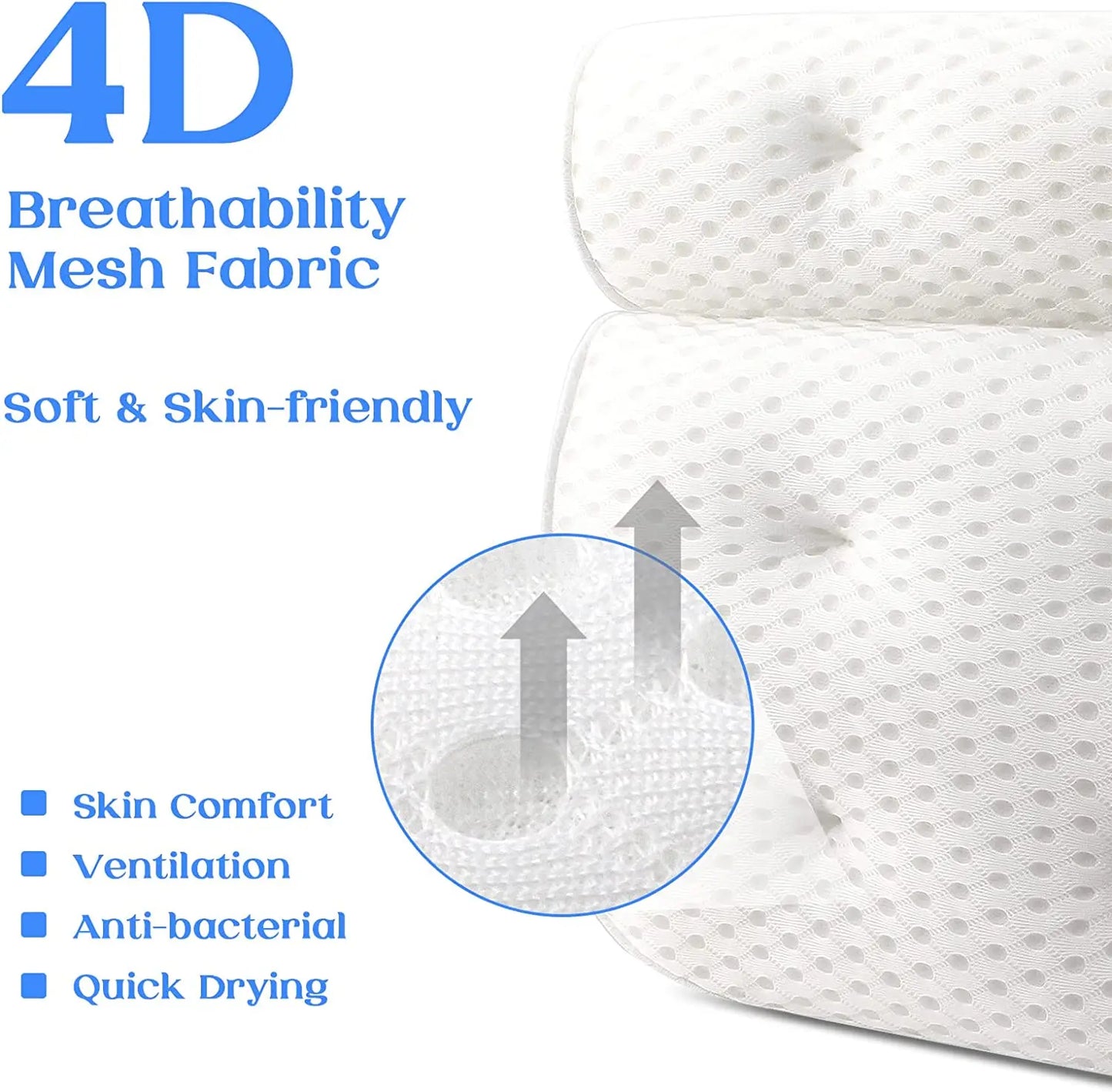 CloudSoak Luxe Bath Relaxation Pillow