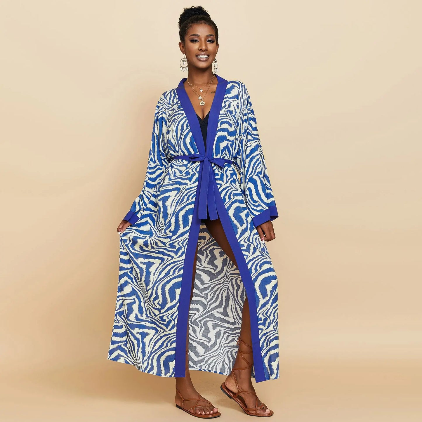 Diva Drape Kimono Gown