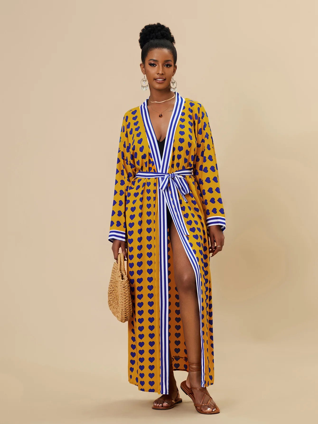 Diva Drape Kimono Gown