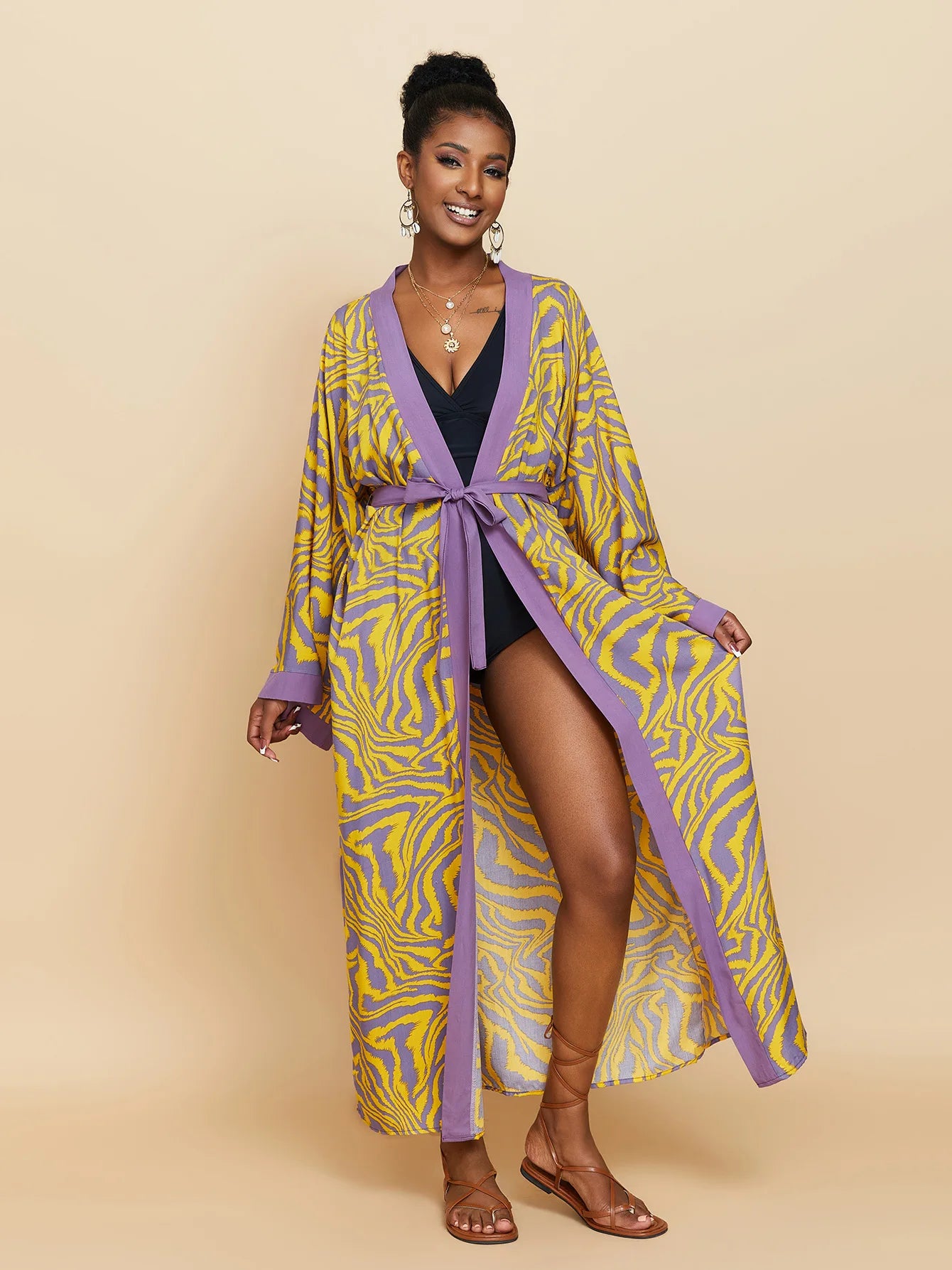 Diva Drape Kimono Gown