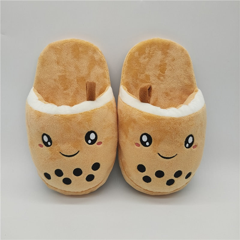 KUSHIE. Zapatillas de té de burbujas