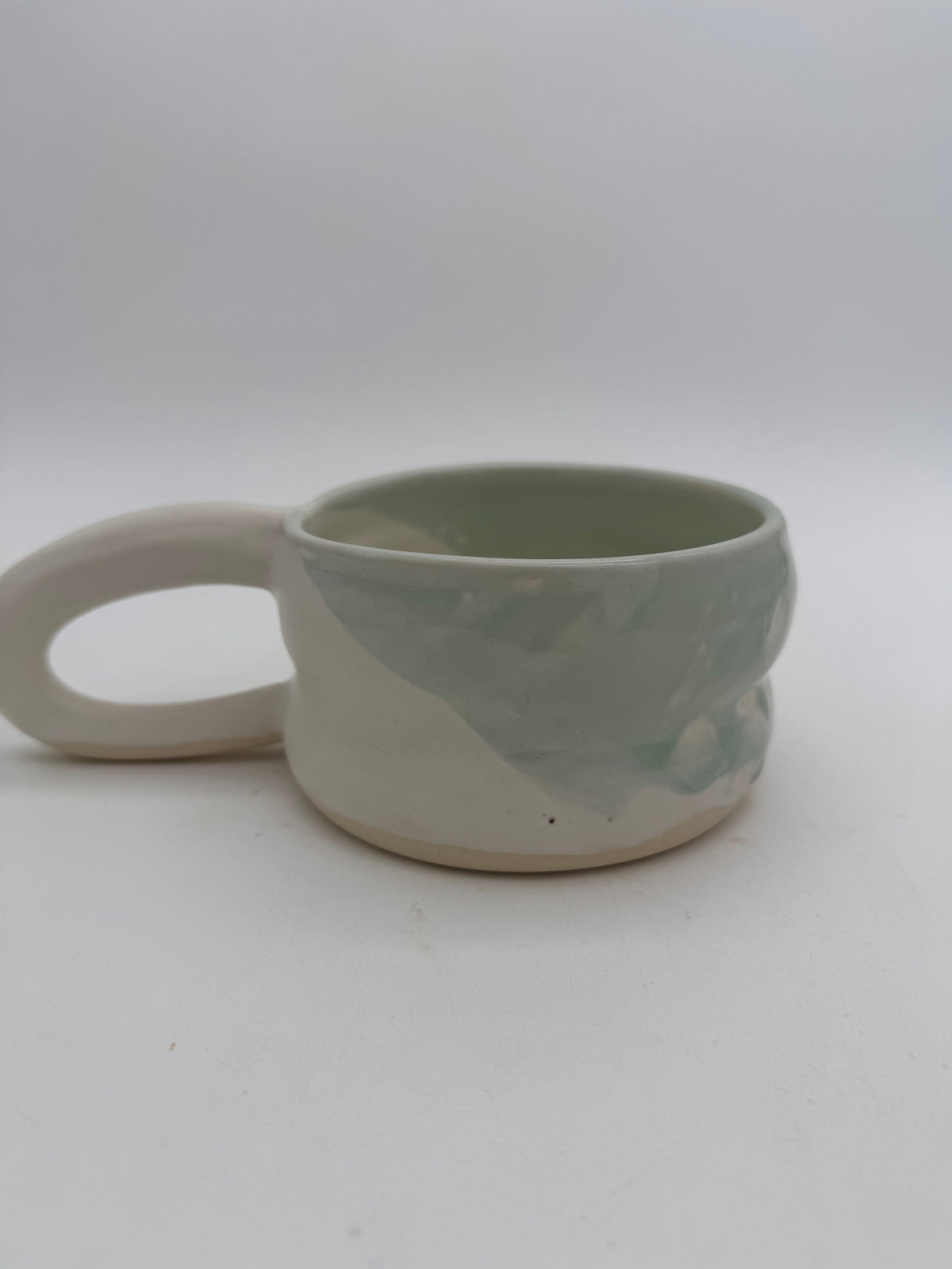 Ceramic celadon mug