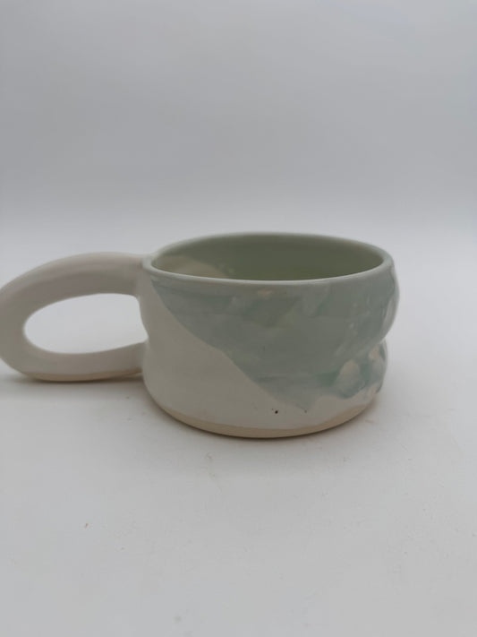 Ceramic celadon mug
