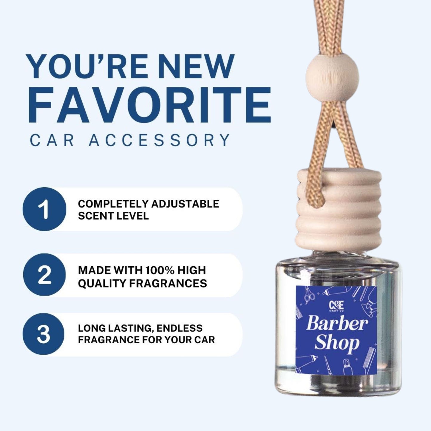 Lavender Vanilla Scented Car Freshener