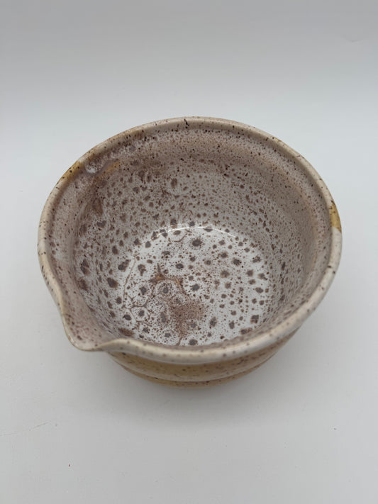 Ceramic large hyacinth speckle matcha bowl A206