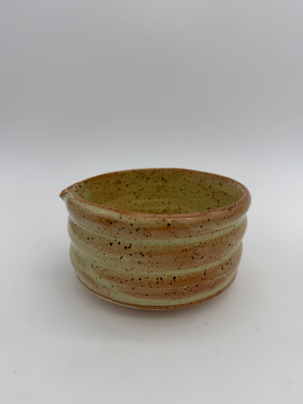 Ceramic moss matcha bowl A207