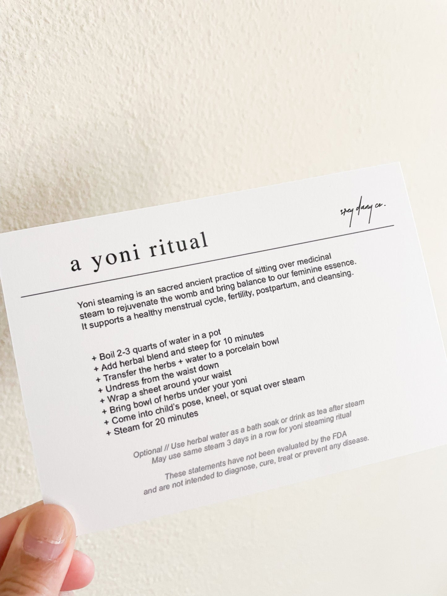 Post Partum Self Care Kit