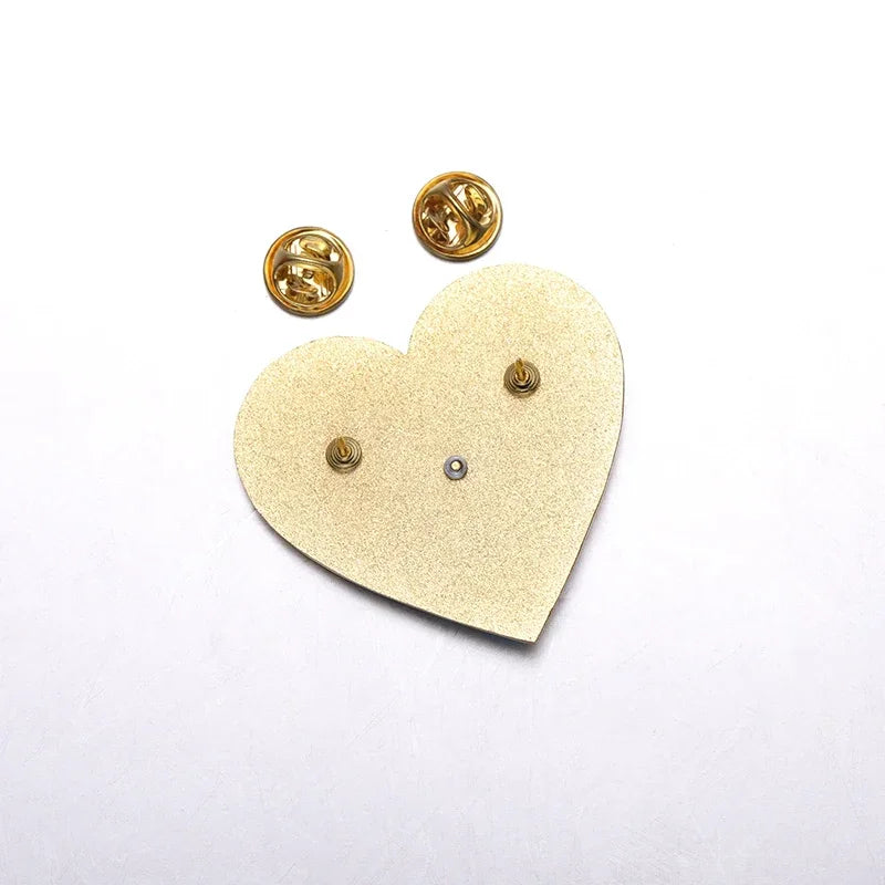 Mental Health Heart Turntable Enamel Pin
