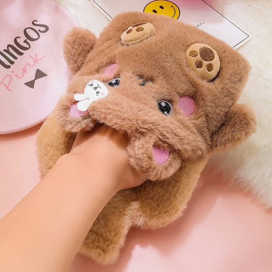 KUSHIE’s SnuggleBud Mini Warmers – 400ml Plush Hot Water Bottles for Cramps, Comfort & Self-Care
