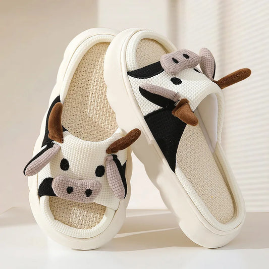 Cozy Cow Cuddles Slippers