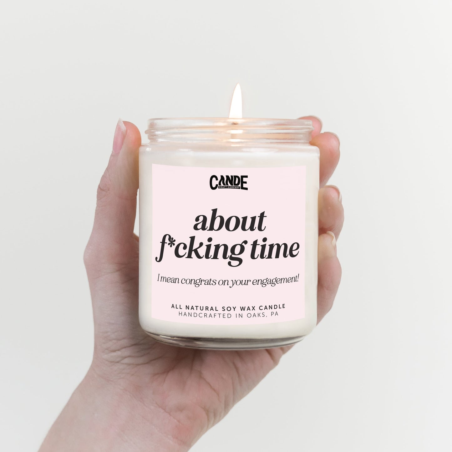 About F*cking Time Candle
