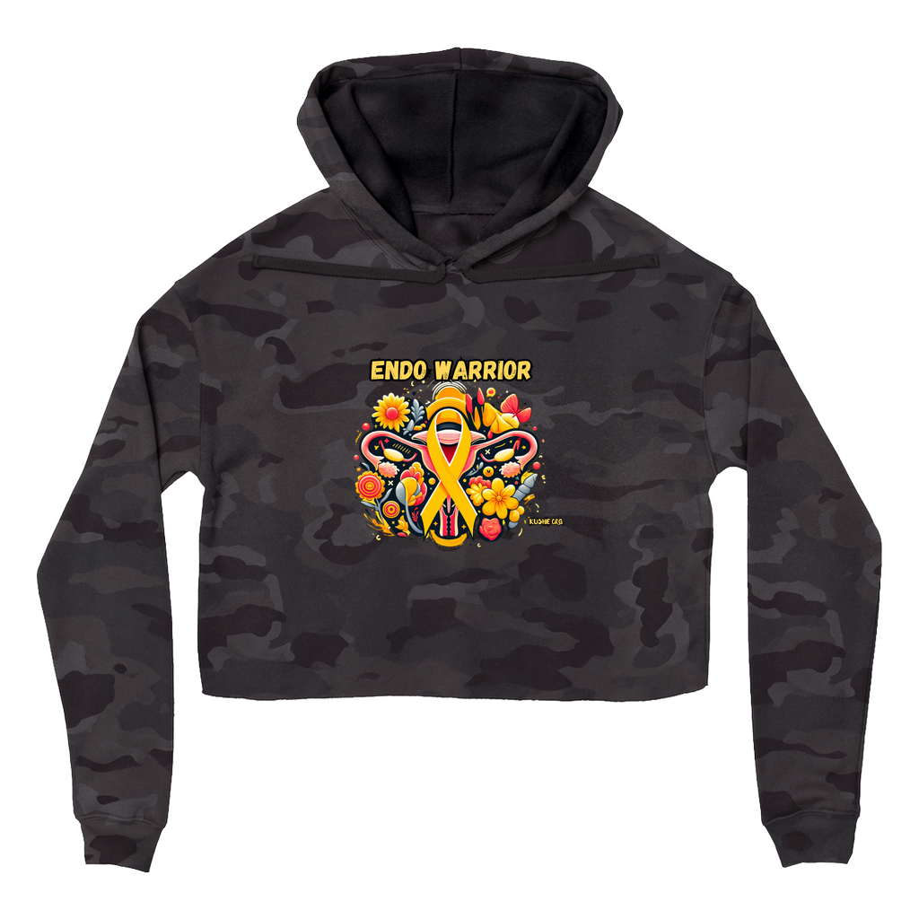 Endo Warrior Crop Top Hoodie